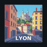 Aimant Lyon France Basilique Voyage Abstrait<br><div class="desc">Lyon, France, est une ville riche en histoire, gastronomie et culture, ce qui en fait l'une des destinations les plus captivantes d'Europe. Située au confluent du Rhône et de la Saône, Lyon est la troisième ville de France et un site classé au patrimoine mondial de l'UNESCO, réputé pour son architecture...</div>