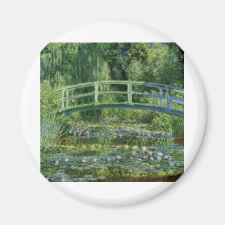 Aimant Lys à eau Claude Monet et pont japonais