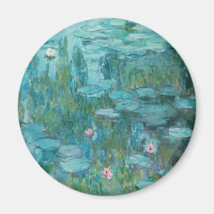 Aimant Lys à eau, Peinture à l'huile d'art, Claude Monet