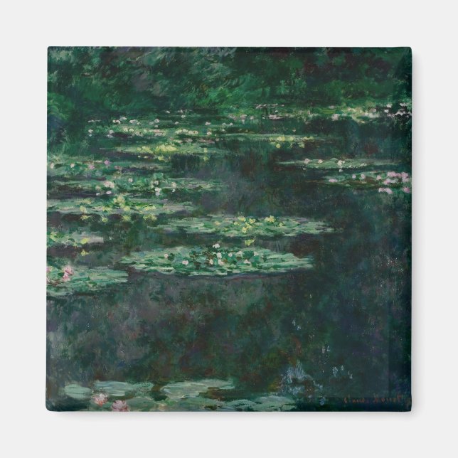 Aimant Lys d'eau (par Claude Monet) (Devant)