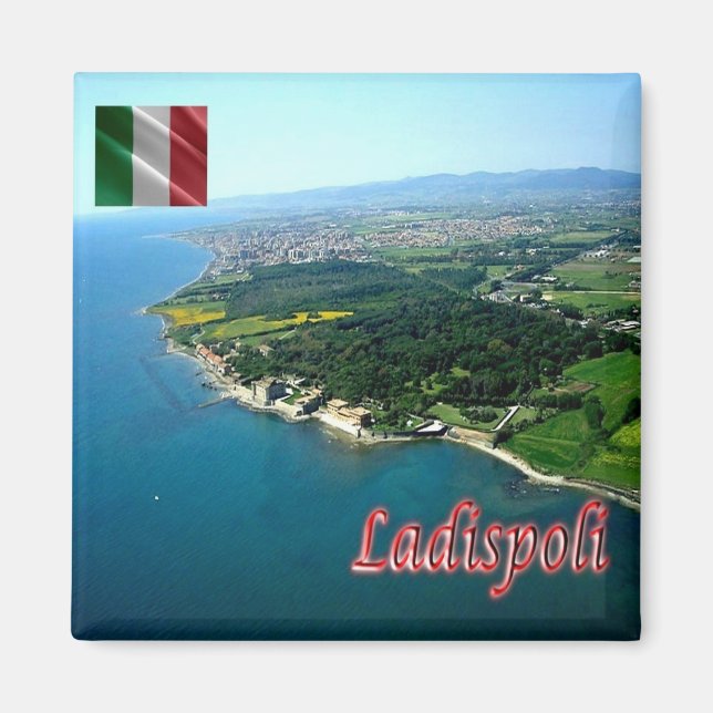Aimant LZO031 LADISPOLI, Latium, Italie, Frigo (Devant)