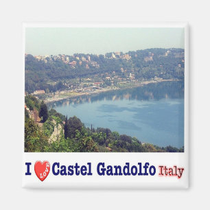 Aimant LZO038 CASTEL GANDOLFO I Love, Latium, Frigo