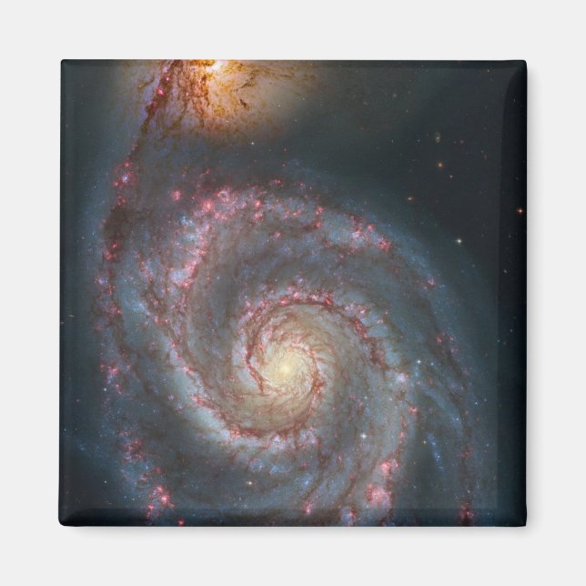 Aimant M51 Whirlpool Spiral Galaxy NASA (Devant)