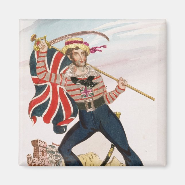 Aimant M. E.F. Saville comme "Union Jack" (Devant)