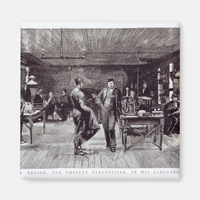 Aimant M. Edison, L'Éminent Électricien (Devant)