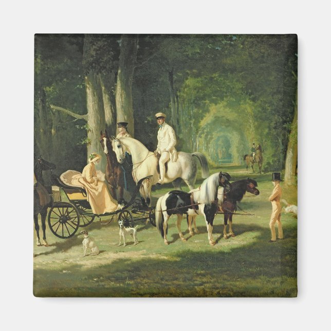 Aimant M. et Mme A Mosselman et leurs deux (Devant)