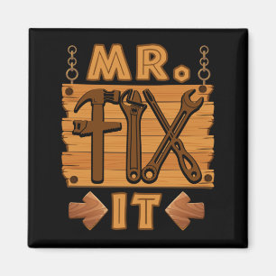 Aimant M. Fix It Fier Handyman réparateur papa
