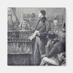 Aimant M. Gladstone fournissant son premier discours