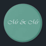 Aimant M. & M. Typographie<br><div class="desc">Partagez avec amour votre bonheur conjugal</div>