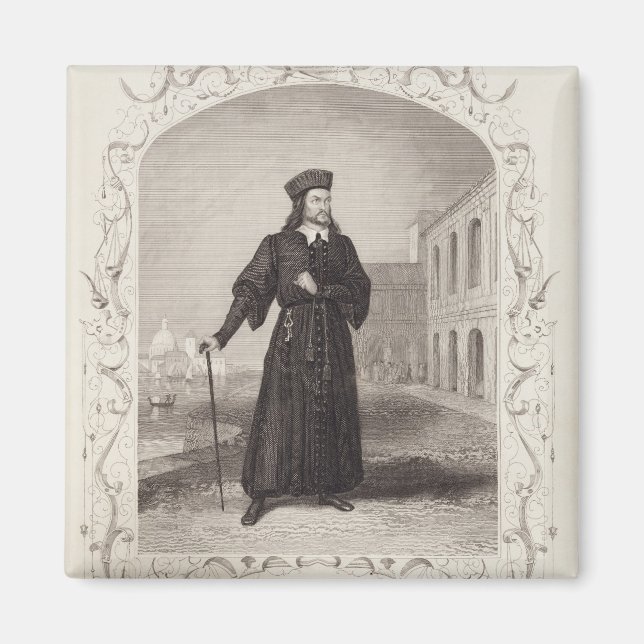 Aimant M. Macready comme Shylock, Acte I Scène 3, dans "T (Devant)