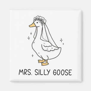 Aimant M. Silly Goose Et Mme. Silly Goose Couple Matchi
