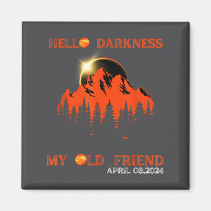 Aimant Ma chemise Bonjour obscurité ami Éclipse solaire