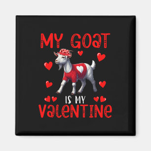 Aimant Ma Chèvre Est Mon Coeur Valentin Qui Correspond À