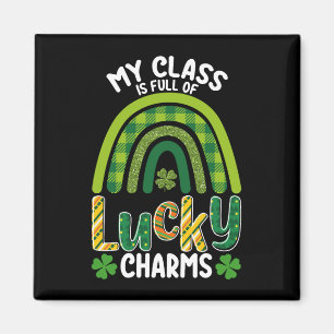 Aimant Ma classe est pleine de charmes chanceux St Patric