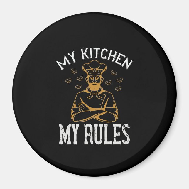 Aimant Ma cuisine Mes règles (Devant)