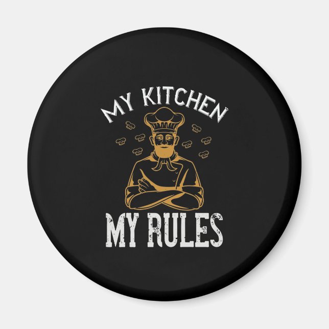 Aimant Ma cuisine Mes règles (Devant)