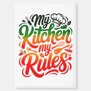 Aimant Ma cuisine Mes règles