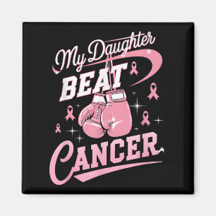 Aimant Ma fille Beat Cancer Soutien Cancer du sein Awar