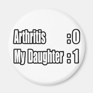 Aimant Ma fille combat l'arthrite