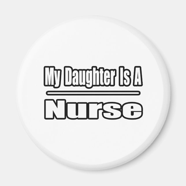 Aimant Ma Fille Est Infirmière (Devant)