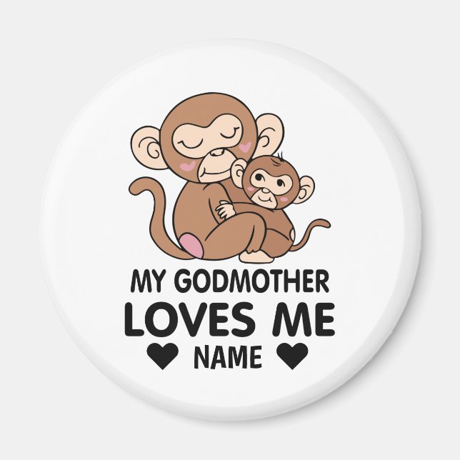 Aimant Ma Godmère m'aime (Devant)