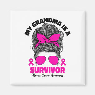Aimant Ma Grand-Mère Est Un Épingle De Soutien Au Cancer