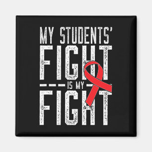 Aimant Ma lutte étudiante est ma lutte contre le cancer d