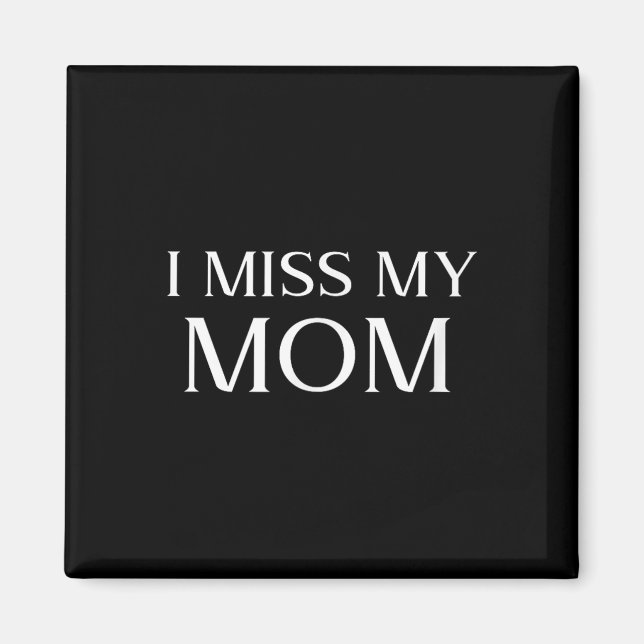 Aimant Ma maman Design Memorial Mothers Day In (Devant)