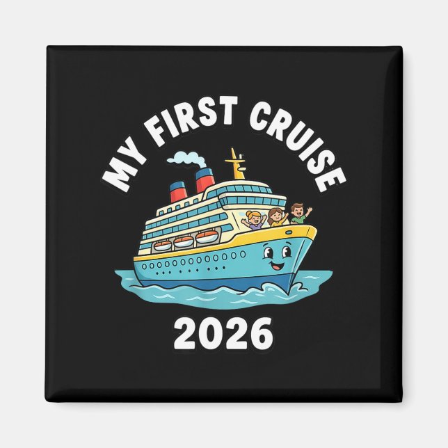 Aimant Ma première croisière 2026  (Devant)