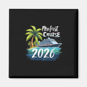 Aimant Ma première croisière 2026 Drôle de première fois