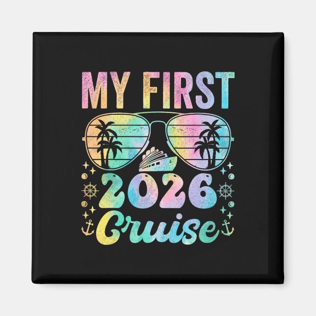 Aimant Ma première croisière 2026 Vacation Matching Famil (Devant)