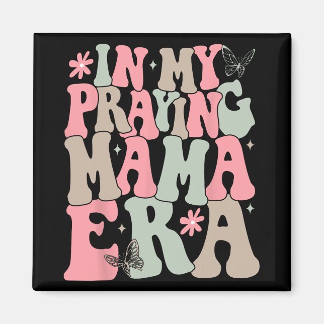 Aimant Ma prière Mama Era Religieuse Mère chrétienne (Devant)