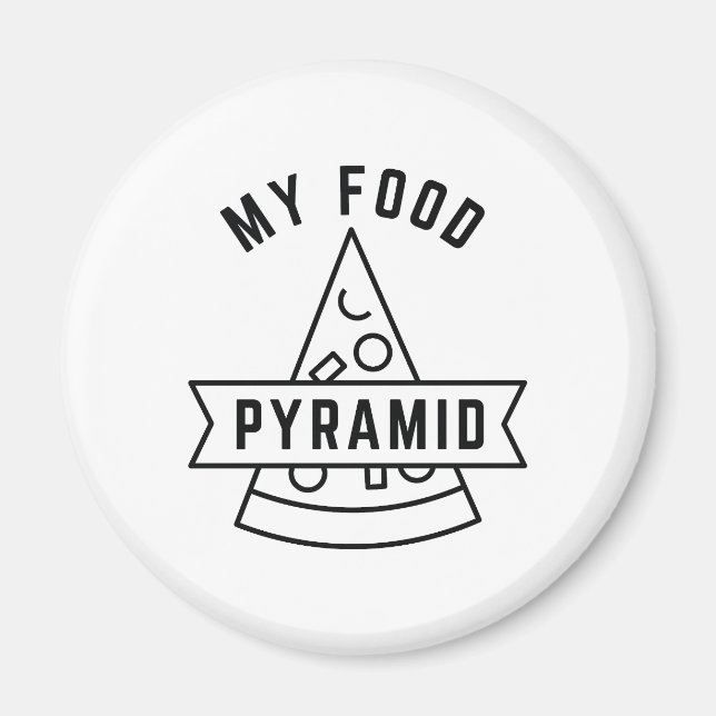 Aimant Ma pyramide alimentaire (Devant)