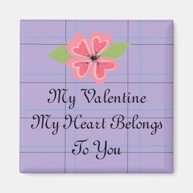 Aimant Ma Saint Valentin (Devant)