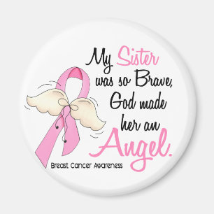 Aimant Ma soeur est un cancer du sein de l'ange 2