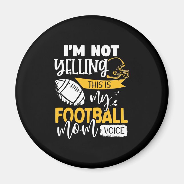 Aimant Ma Voix de Maman de Footballeur (Devant)