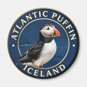 Aimant 🐧 Macareux Moine Atlantique Faune d'Islande