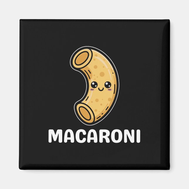 Aimant Macaroni Cheese Mac Kawaii Costume d'Halloween Cou (Devant)