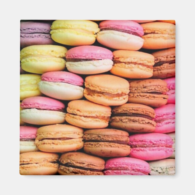 Aimant Macarons Colorés (Devant)