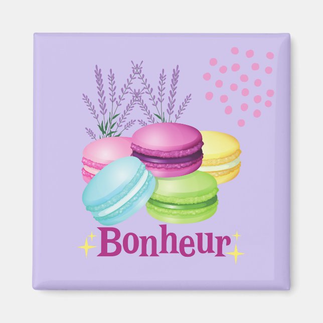 Aimant Macarons français (Devant)