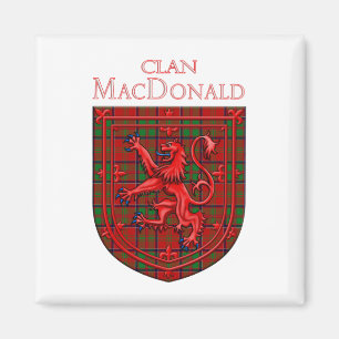 Aimant MacDonald de Glencoe Tartan Scottish Plaid