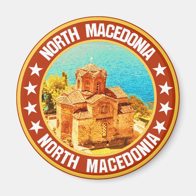 Aimant Macédoine du Nord (Devant)