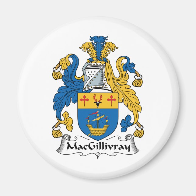Aimant MacGillivray Family Crest (Devant)