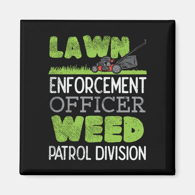 Aimant Machine à gazon (Devant)