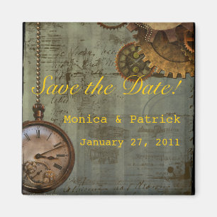 Aimant Machine à temps Steampunk