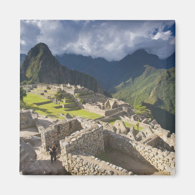 Aimant Machu Picchu, ruines anciennes, UNESCO monde 3 (Devant)