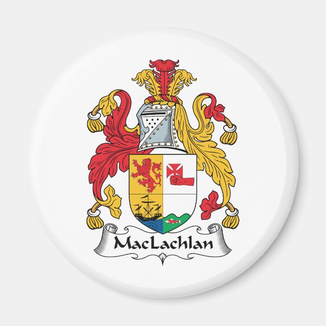 Aimant MacLachlan Family Crest (Devant)