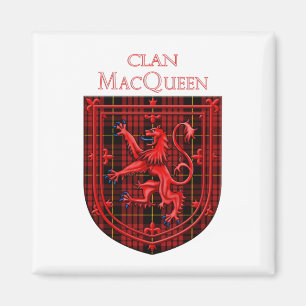 Aimant MacQueen Tartan Scottish Plaid Lion Rampant
