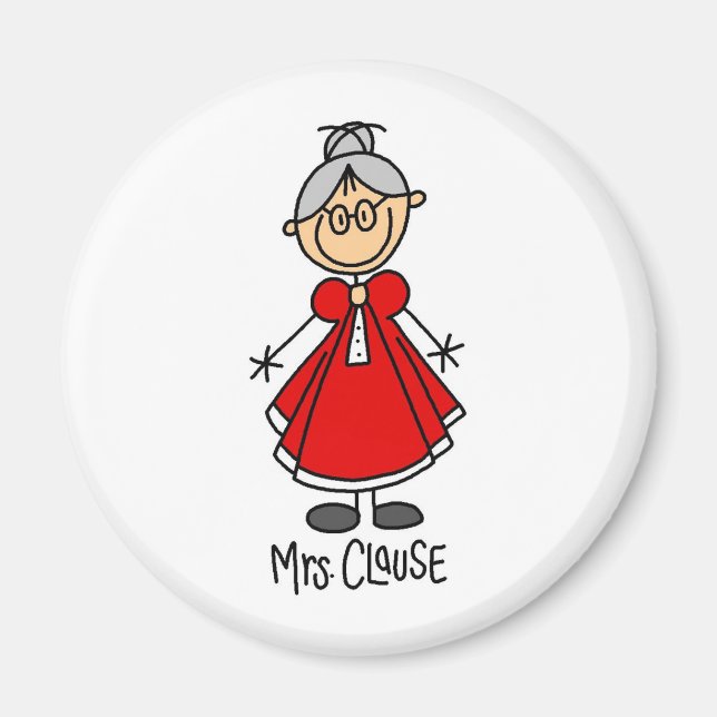 Aimant Madame Claus aimantée (Devant)