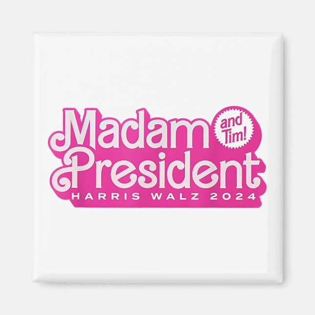 Aimant Madame la Présidente | Harris Walz (Devant)